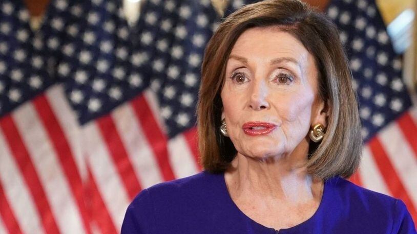 US Speaker of the House Nancy Pelosi, D-California, announces a formal impeachment inquiry of US President Donald Trump on September 24, 2019, in Washington, DC.