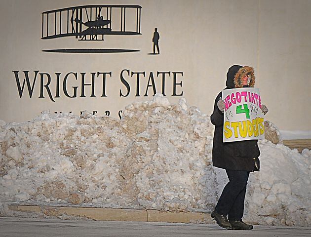 PHOTOS: Faculty strike at Wright State University