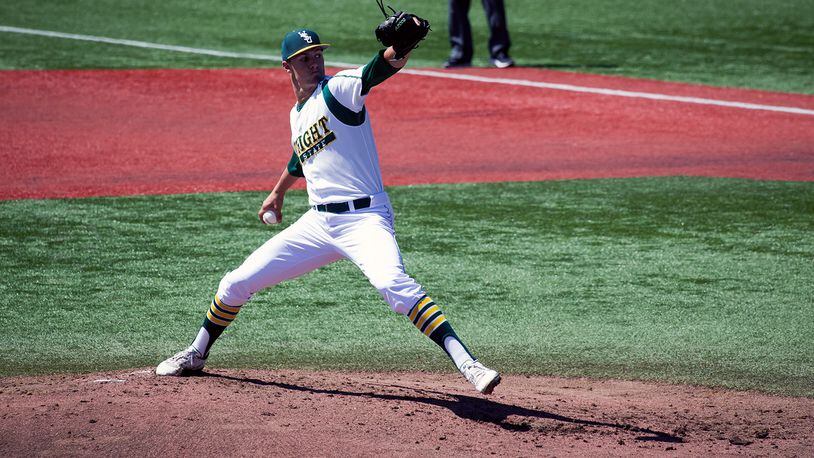 Wright State junior right-hander Ryan Weiss is one of two options to start the first game of the NCAA tournament Friday at Stanford. ERIN PENCE/CONTRIBUTED PHOTO