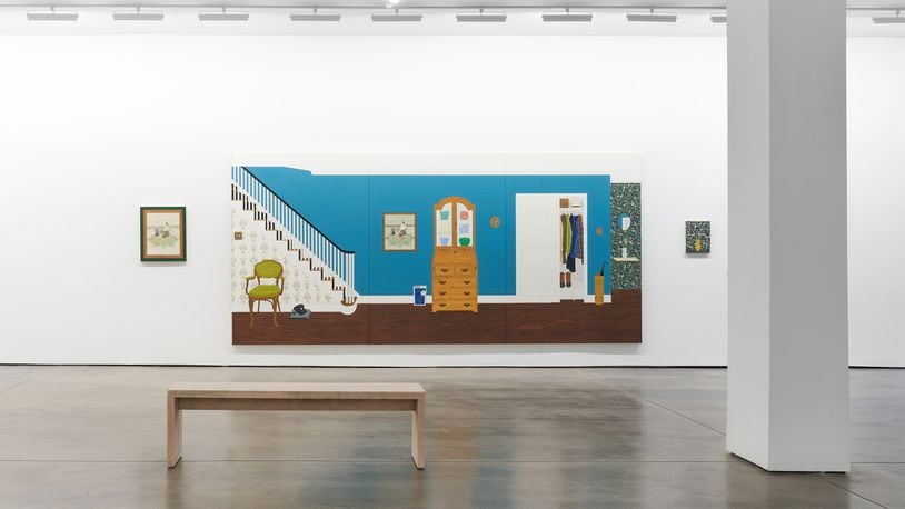 Seen in this installation of work by artist Becky Suss at the Dayton Contemporary are "Erin Go Bragh", "Hallway" and "Still Life." COURTESY PHOTO