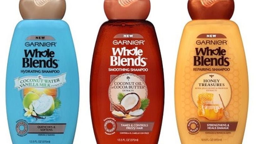 Garnier Whole Blends shampoos and conditioners