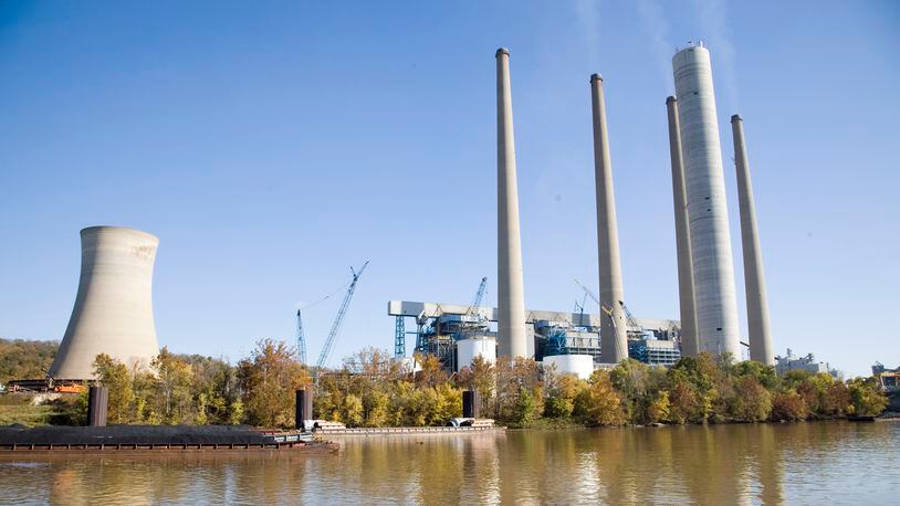 The Dayton Power & Light J.M. Stuart power-generating station on the Ohio River. CONTRIBUTED.