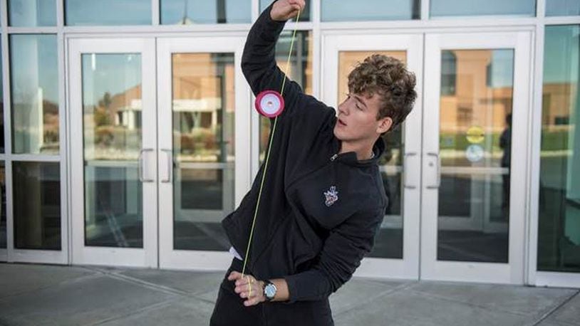 Cedarville University student Phillip White won the national yo-yo contest for the third time in a row this fall.
