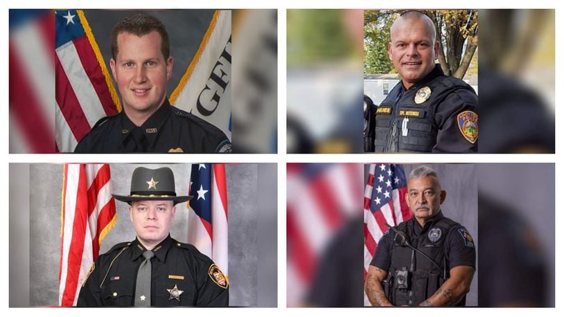2024 Ohio Peace Officers Memorial Ceremony will include Officer Timothy J. Unwin, Corporal Matthew D. Mitchell, Deputy Joshua I. Hamilton and Officer Anthony Cloyd.