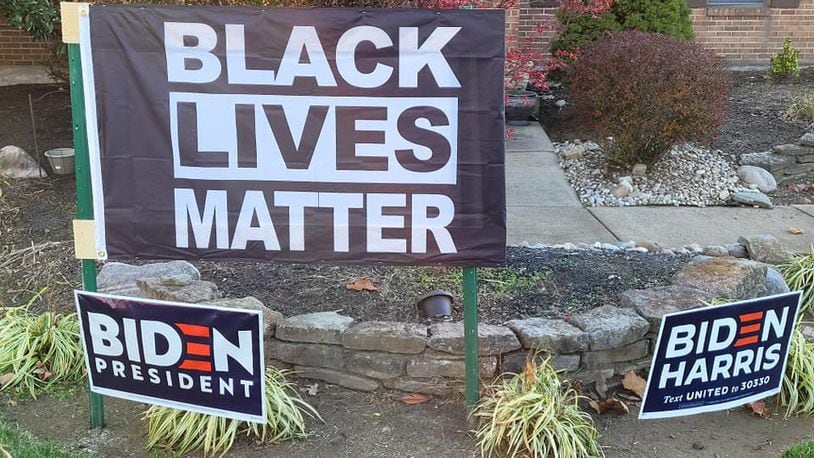 A Black West Chester couple said they received a letter that threatened them if they did not remove "Biden-Harris" and "Black Lives Matter" signs from their front lawn.