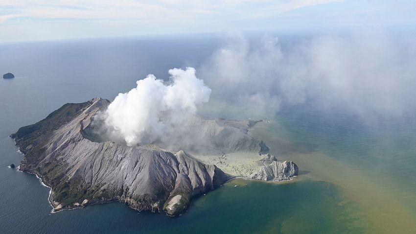 Photos: Volcano erupts on New Zealand's White Island