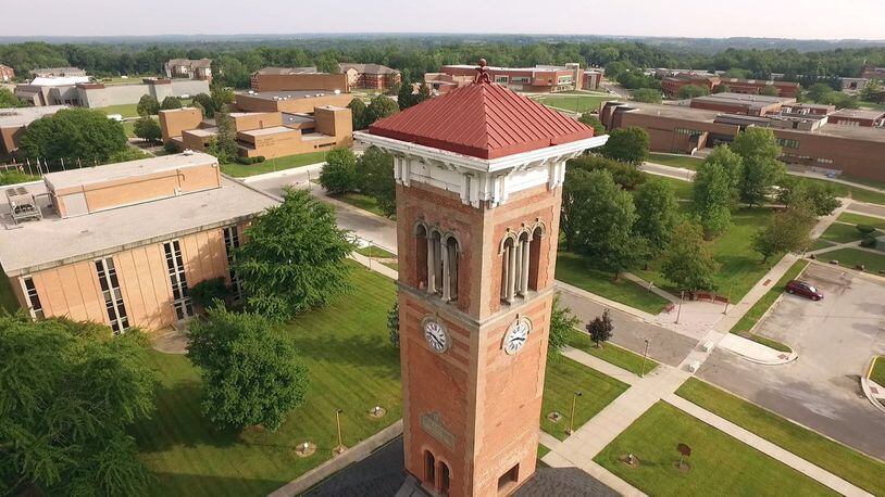 A view of the Central State University campus in Wilbeforce. In 1887, the Ohio General Assembly passed an act that created a Combined Normal and Industrial Department at Wilberforce University which would become Central State University. TY GREENLEES / STAFF