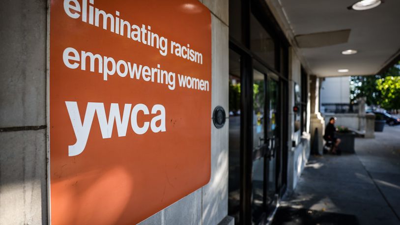 The YWCA on West Third Street in Dayton is a safe place for women experiencing domestic violence. Dwindling federal funding could spell funding troubles for victims of crime. JIM NOELKER/STAFF