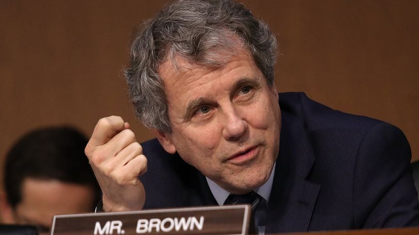 WASHINGTON, DC - Sen. Sherrod Brown (D-OH) speaks in congress (Photo by Win McNamee/Getty Images)
