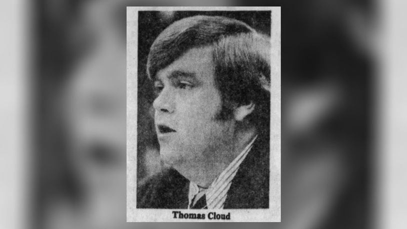 Thomas Cloud, the namesake for Thomas Cloud Park in Huber Heights. Archive photo from 1975 Dayton Journal Herarld.
