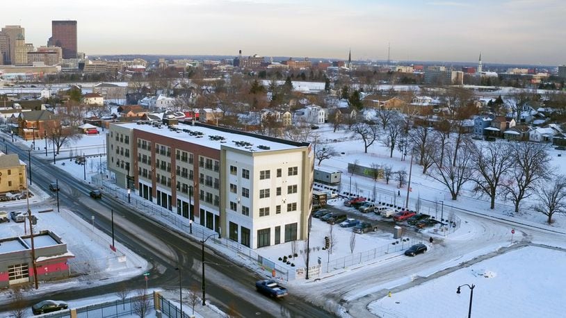 The developers of the Flats at South Park project want to build new condos just down the road from the Brown Street business district.  TY GREENLEES / STAFF