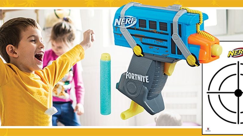From April 16 through April 22, military kids 17 and younger can set their sights on fun with the Army & Air Force Exchange Service’s online Nerf target decorating contest for the Month of the Military Child. CONTRIBUTED PHOTO