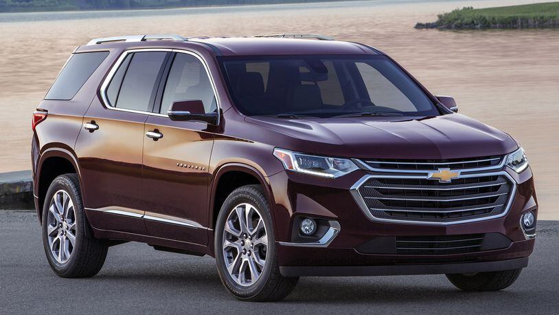 The 2018 Traverse is the fourth updated crossover or SUV from Chevrolet within a year, joining the Trax, Bolt EV and Equinox. Chevrolet photo