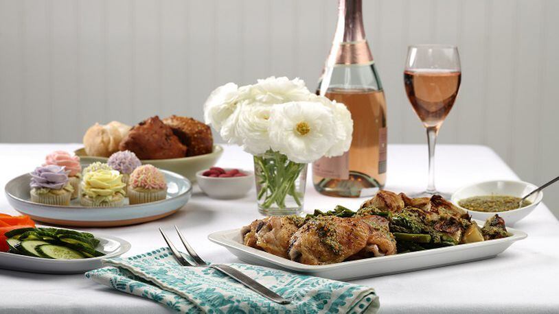 Following principles in "The Flavor Matrix" by James Briscione, we craft an easy Mother's Day chicken dinner with complementary side dishes of roasted asparagus and fennel. (Abel Uribe/Chicago Tribune/TNS)