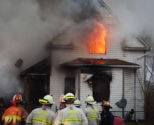 Arson suspected in Dayton house fire
