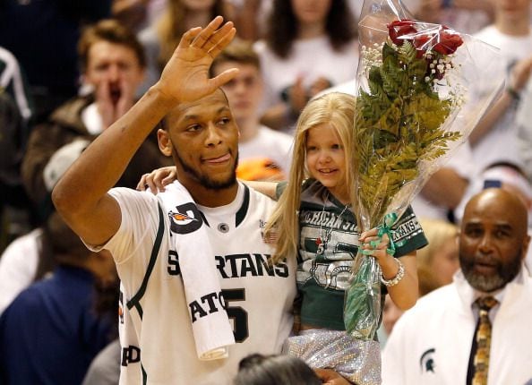 Adreian Payne and Lacey Holsworth