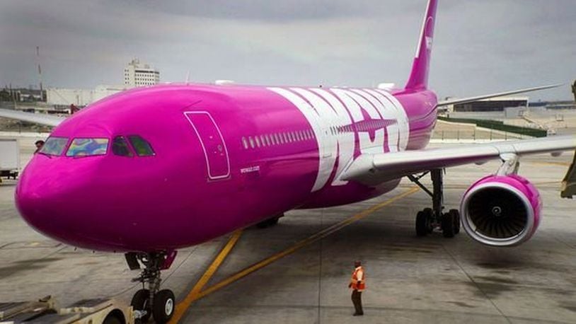 WOW Air has discontinued services from Cincinnati’s airport because they didn’t reach desired profit margins. CONTRIBUTED/WOW Air