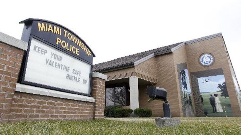 Most of the $545,000 in renovations and security upgrades at Miami Twp.’s Lyons Road buildings will occur within the police department. STAFF PHOTO