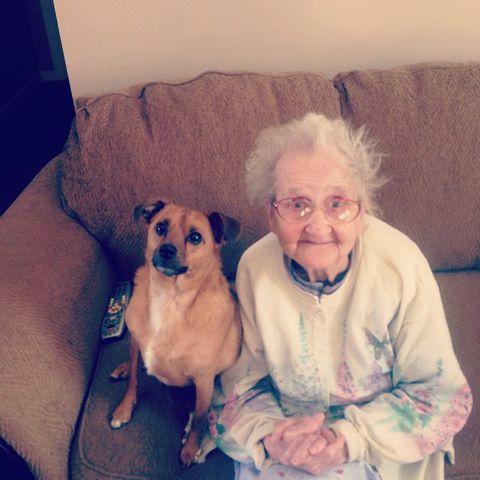 Grandma and her buddy.