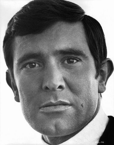 George Lazenby played James Bond in On Her Majesty's Secret Service (1969)
