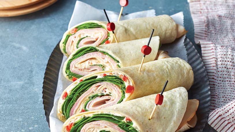 Sunday’s leftover chicken works perfectly for Monday’s Chicken and Ham Roll-ups. Contributed by Caitlin Bensel