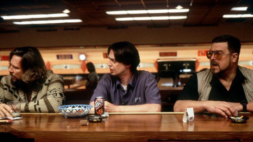 Jeff Bridges, Steve Buscemi, John Goodman in 'The Big Lebowski'  Photo by Merrick Morton  © 1998 Gramercy Pictures All Rights Reserved