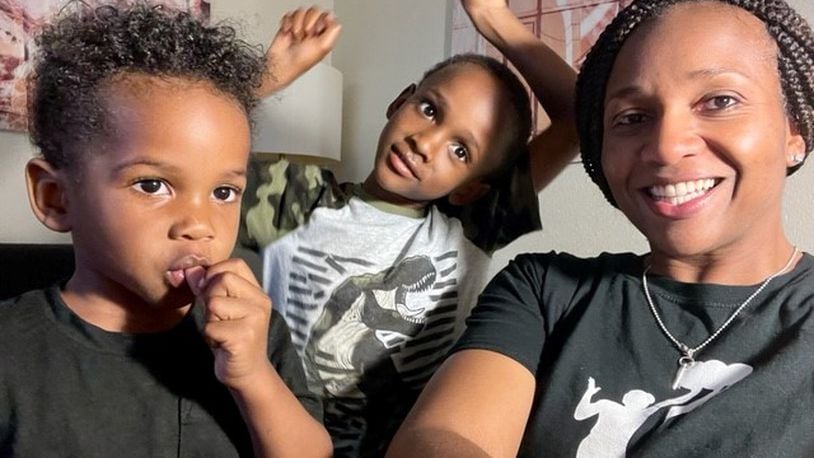 Tamika Williams-Jeter with her two sons: 2 year old Jo Jo (left) and 6 year old R.J. (center). CONTRIBUTED