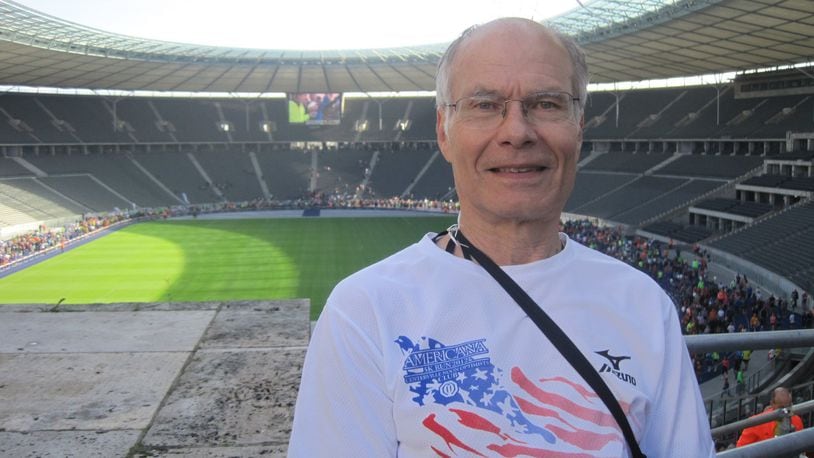 Bob Welbaum in the Olympic Stadium in Berlin, Germany. CONTRIBUTED