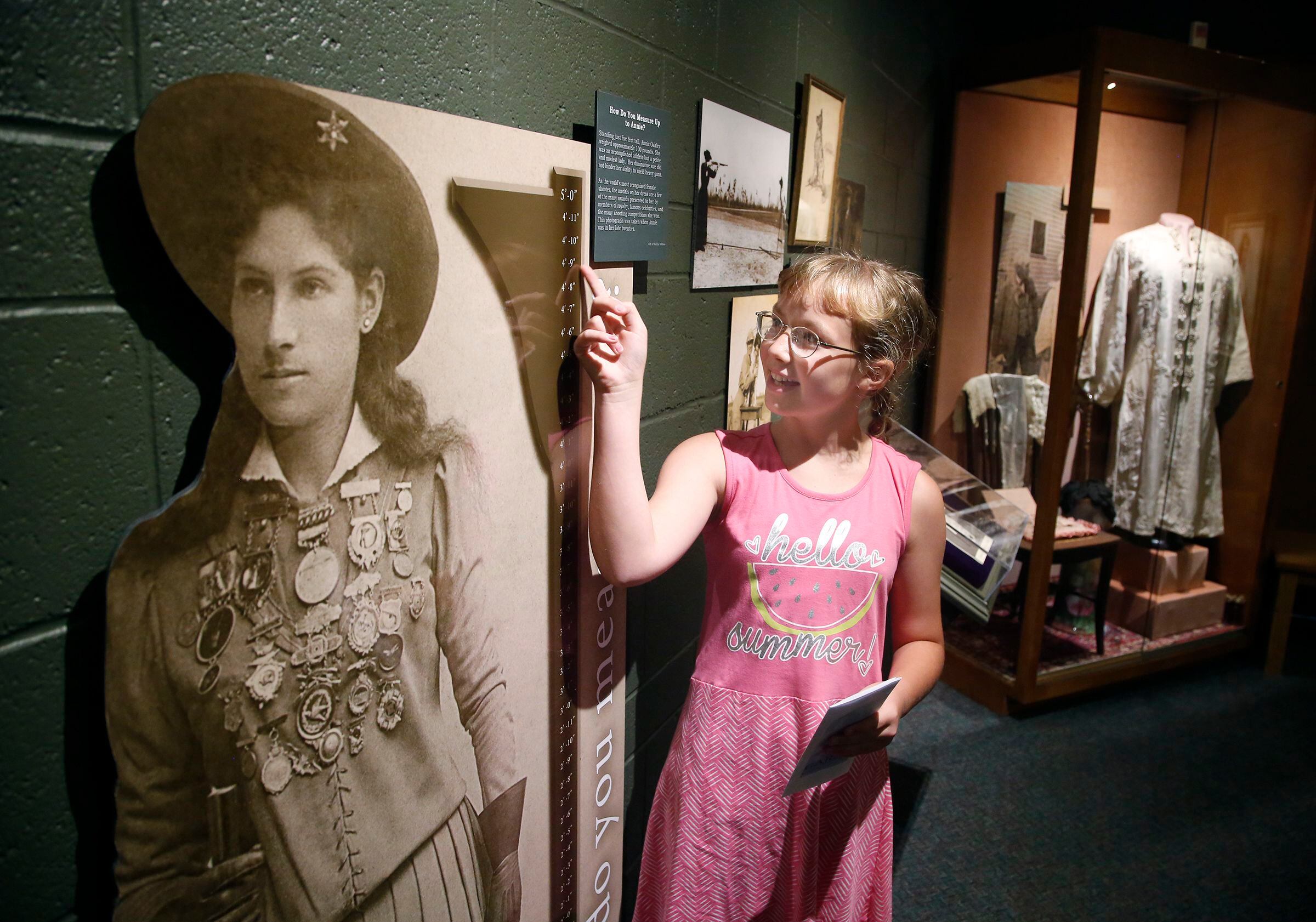 Annie Oakley exhibit Greenville, Ohio: Darke County Garst Museum