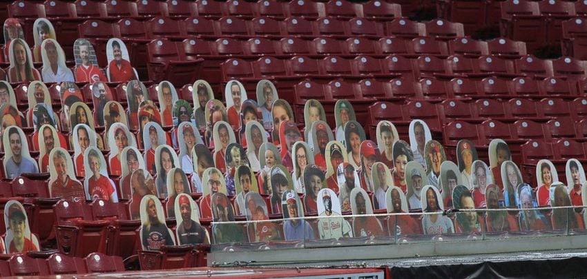 Reds fan cutouts