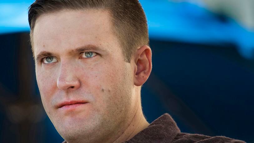 FILE - In this Nov. 18, 2016, file photo, Richard Spencer attends a white nationalist and Alt-right conference in Washington. (Linda Davidson/The Washington Post via AP)