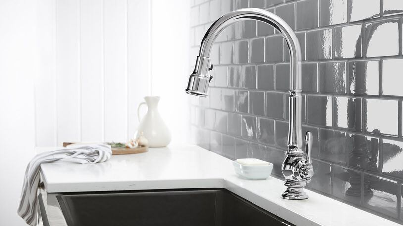 Usually an efficient kitchen faucet uses less than 1.9 gpm. (Kohler)