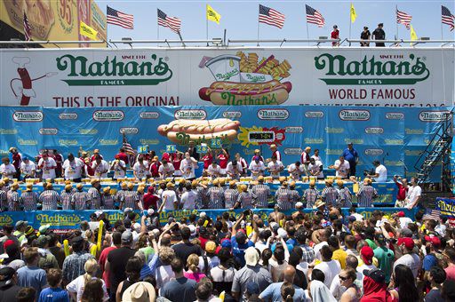 Nathan's hot dog contest