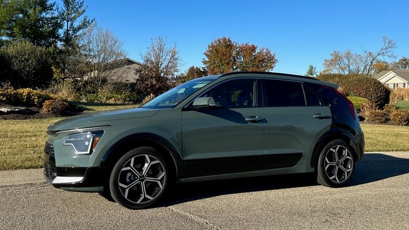 The 2023 Kia Niro is a small hybrid crossover. The looks, quality interior and tremendous fuel economy helped me overlook some of the other flaws of this vehicle. Contributed photo by Jimmy Dinsmore