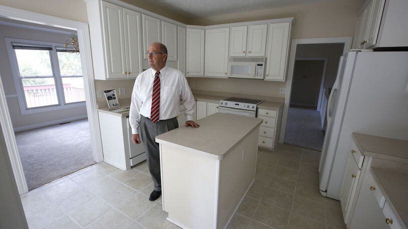 Washington Twp. had the most 2017 gains in property values in the county. Realtor Jeff Spring stands inside a 17,000-square foot home in Washington Twp. that was for sale. TY GREENLEES / STAFF