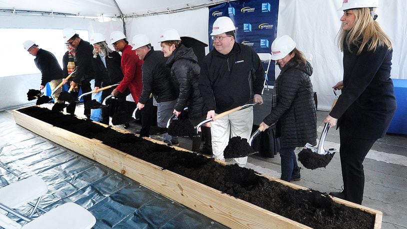 Norwood Medical breaks ground Tuesday March 14, 2023 for a new building located at 2017 Webster Street. MARSHALL GORBY\STAFF