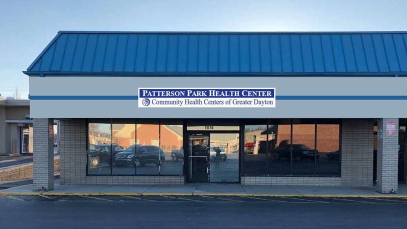 Patterson Park Health Center will open at 1074 Patterson Road, Dayton. A rendering shows the new sign placed out front of the health center’s future home. CONTRIBUTED