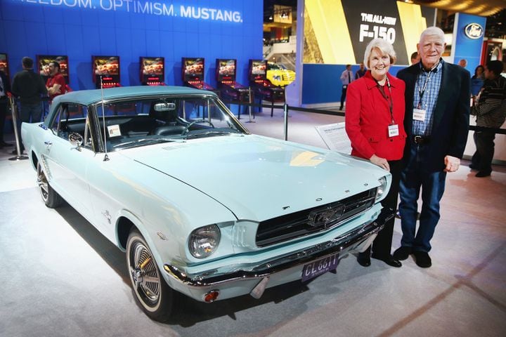 1965 Mustang in the Ford exhibit