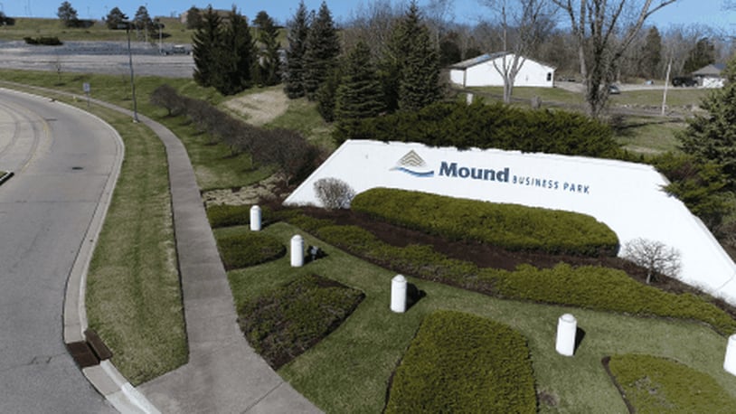 An entrance to Mound Business Park in Miamisburg.. Mound photo