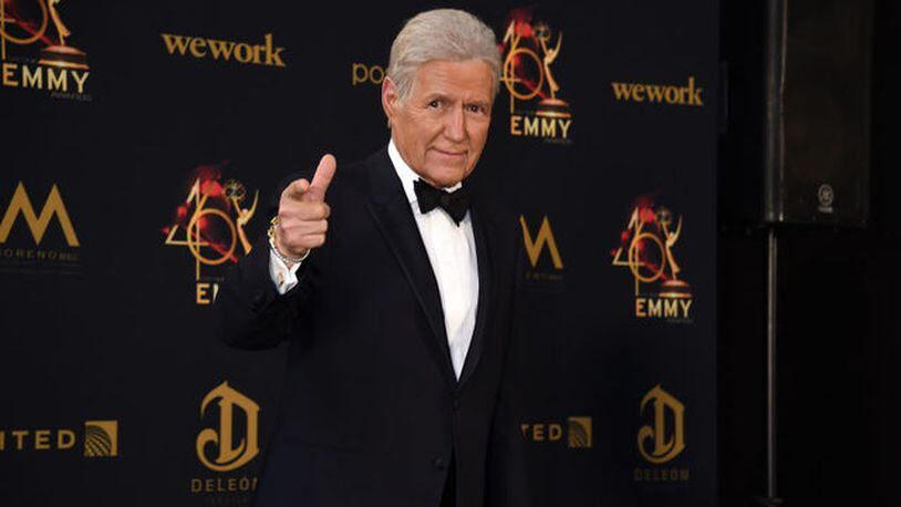 Alex Trebek is back hosting "Jeopardy!" after completing chemotherapy treatment for pancreatic cancer.