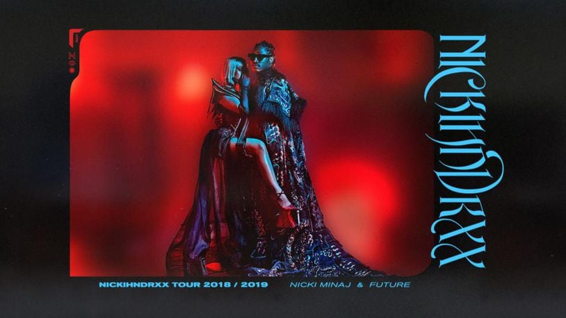 Rappers Nicki Minaj and Future are co-headlining the NickiHndrxx Tour which will run through 2019. (PRNewsfoto/Live Nation Entertainment)
