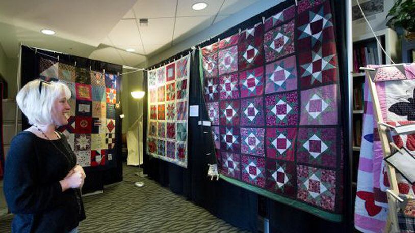 The fourth annual quilt show at Wright State is going on now through 4 p.m. Saturday in WSU’s student union. This year’s show features quilts made for hospice patients.
