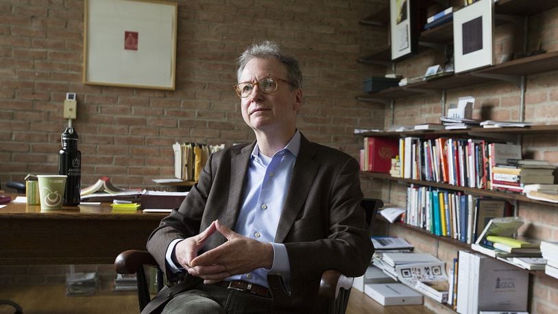 Antioch College President Thomas Manley. (Columbus Dispatch photo by Brooke LaValley)