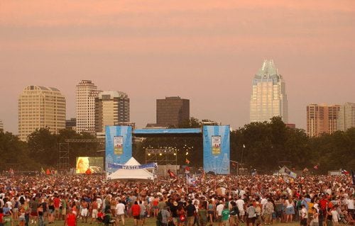 Austin's changing skyline during ACL