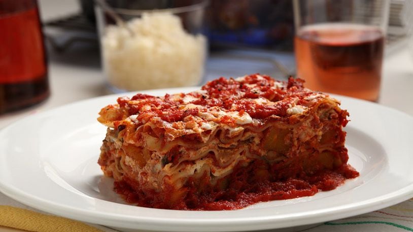 JeanMarie Brownson's butternut squash lasagna. (E. Jason Wambsgans/Chicago Tribune/TNS)