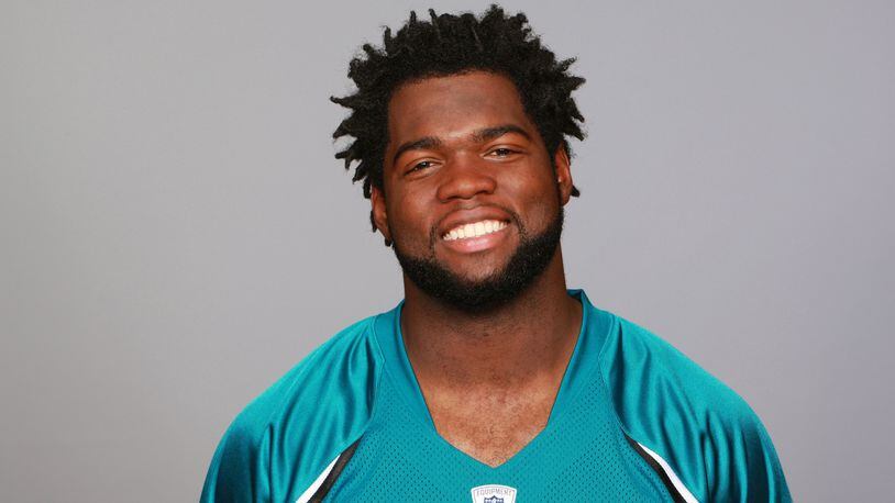 JACKSONVILLE, FL - 2009: Quentin Groves of the Jacksonville Jaguars poses for his 2009 NFL headshot at photo day in Jacksonville, Florida. (Photo by NFL Photos)