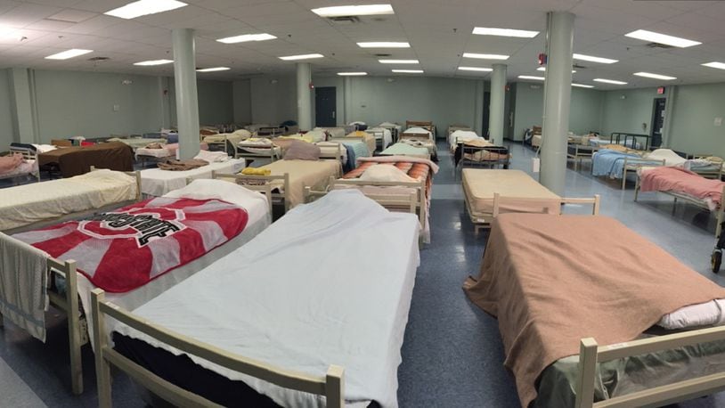 St. Vincent de Paul reported an "urgent" need for sheets, towels, blankets and towels as the shelter houses nearly 600 guests, including more than 80 children, a night. It's the highest number of nightly guests in the shelter's history. Photo courtesy St. Vincent de Paul - Dayton.