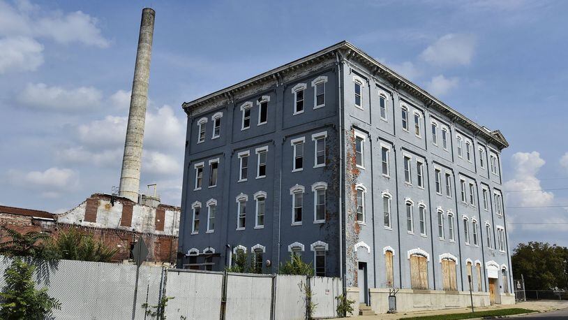 Hamilton’s Architectural Design Review Board on Tuesday will consider demolition of a building at a former Mohawk Fine Papers Beckett Mill property. Several of the buildings on the site has been demolished following a fire in 2015. NICK GRAHAM/STAFF