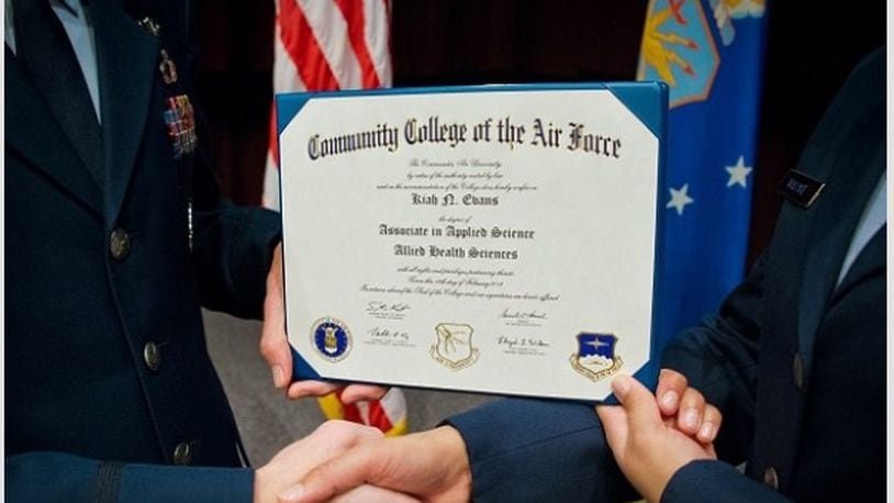 Updates being performed by the Community College of the Air Force include corrections to journeyman, 5-skill level, and craftsman, 7-skill level, upgrades. (Contributed photo)