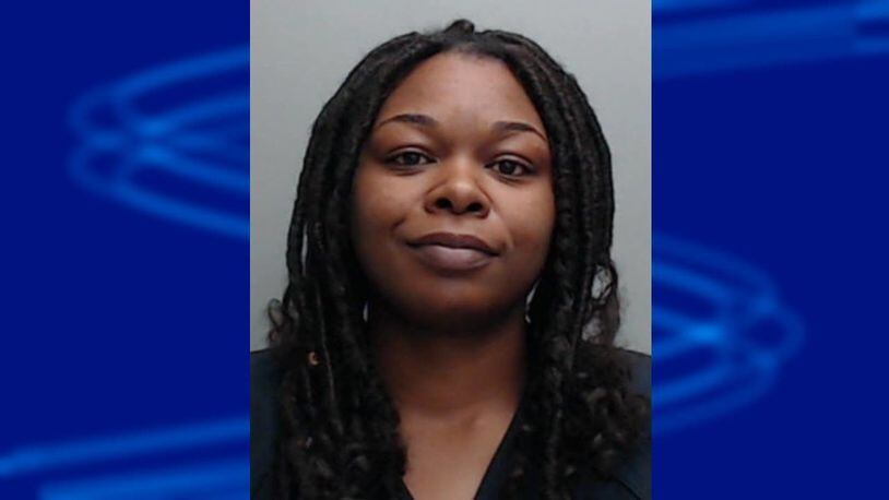 Tiffani Shadell Lankford was arrested after the incident at a Texas high school Friday afternoon.